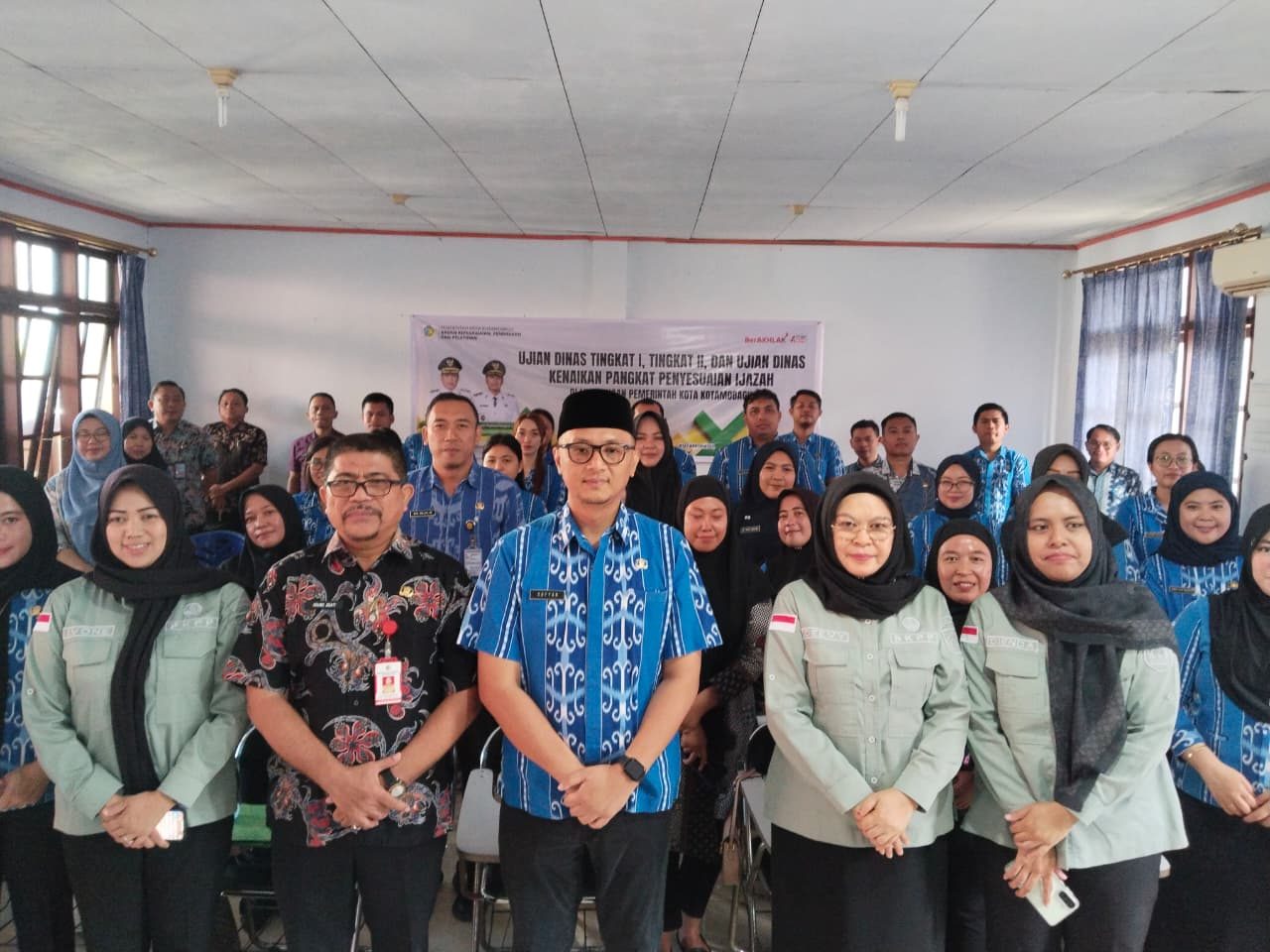 BKPP Kotamobagu Melaksanakan Ujian Dinas Peningkatan Golongan dan Penyesuaian Ijazah Tahun 2025