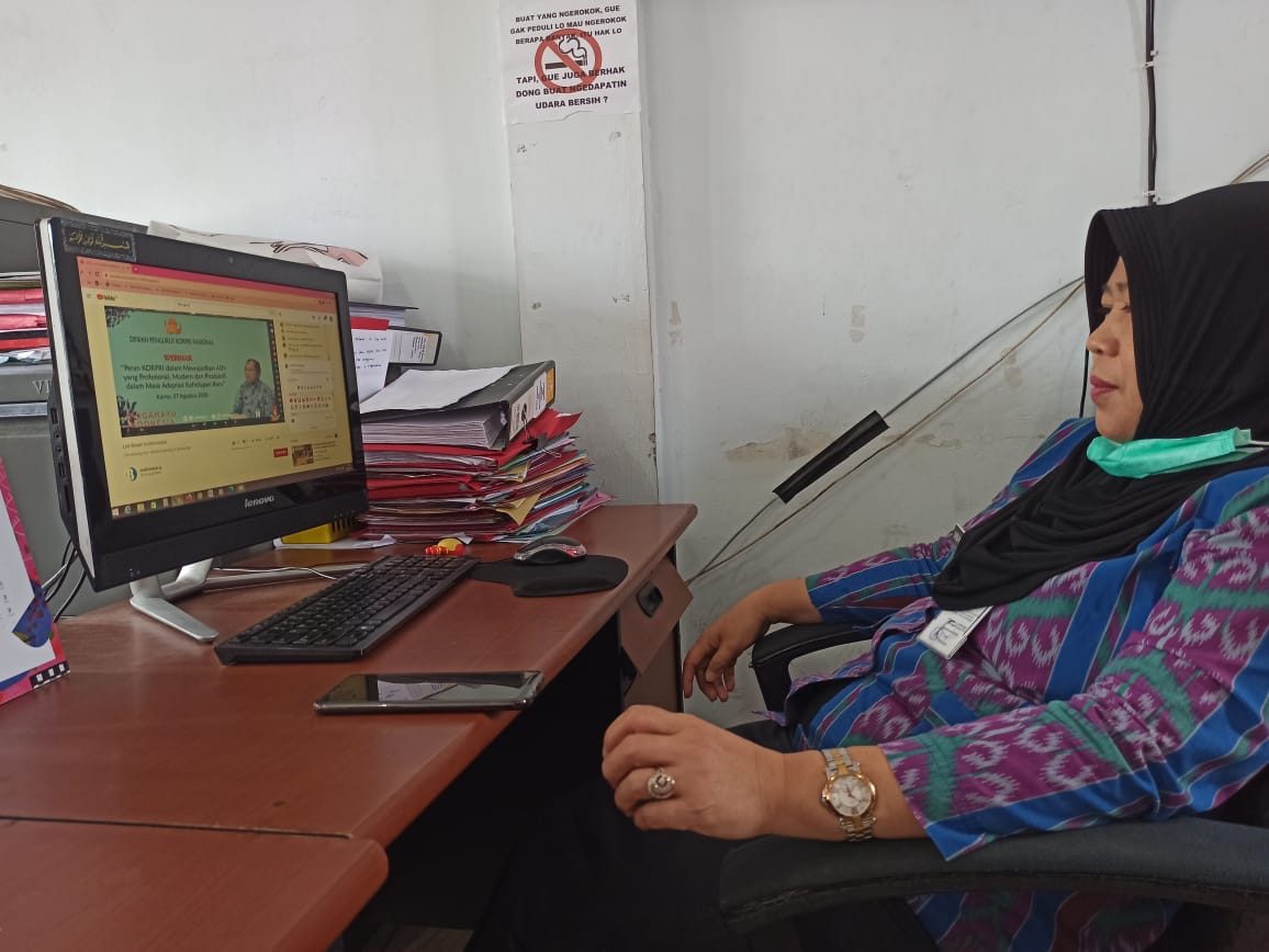 Webinar Korpri melalu via Streaming Youtube