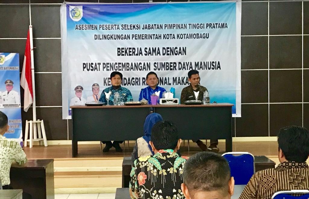 PEMBUKAAN ASESMEN JPT PRATAMA DI LINGKUNGAN PEMERINTAH KOTA KOTAMOBAGU